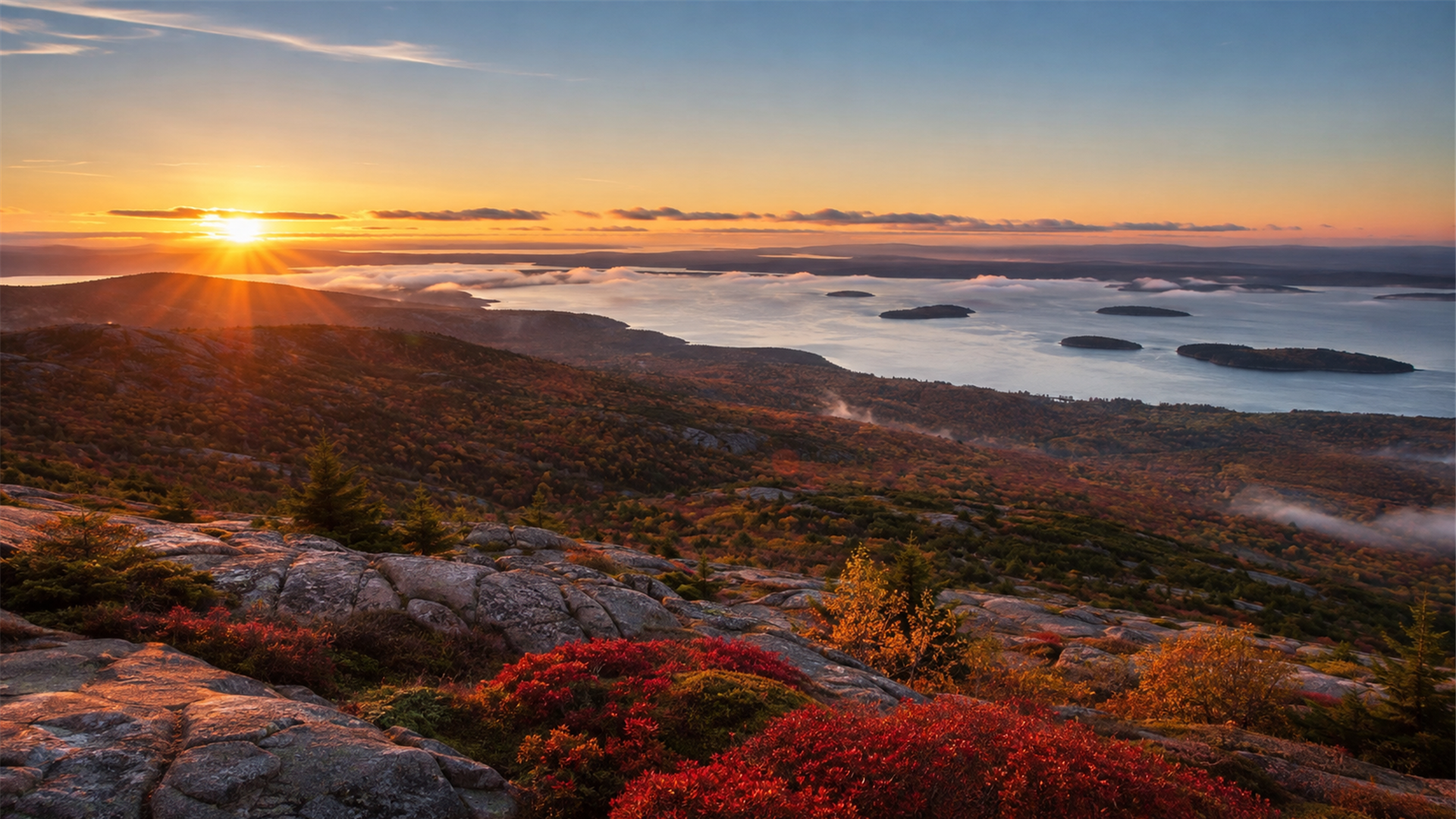 Acadia National Park in October: A Complete Guide to Fall Color, Coastlines, and Sunrise